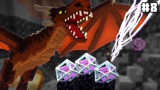 I Fought Dragons with End Crystals in Minecraft Hardcore IAF 8 [upl. by Atterol]