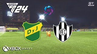 EA FC 24  Defensa y Justicia vs Central Córdoba  Liga Argentina  Next Gen  Series X 4K 60FPS [upl. by Groot]