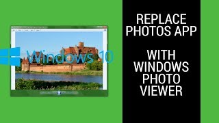 Turn On Windows Photo Viewer In Windows 10 [upl. by Anelyak]