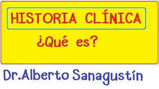 ¿Qué es la Historia Clínica  Clases de medicina [upl. by Orag]