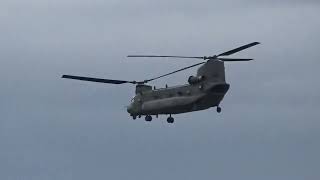 COSFORD AIR SHOW CHINOOK PUTTING ON A DISPLAY 9TH JUNE 2024 [upl. by Anitan]