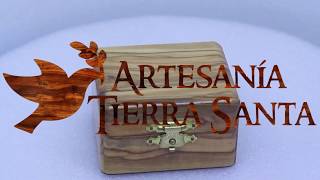 ARTESANÍA TIERRA SANTA  cofre liso [upl. by Inasah340]