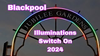 Blackpool  Jubilee Gardens Illuminations 2024 [upl. by Ahsekyt417]