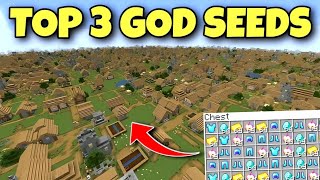 🔥TOP 3 GOD SEEDS For Minecraft Bedrock And Pocket Edition  Seed Minecraft 119  Minecraft Seeds [upl. by Oriel]