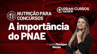 Nutrição para concursos  A importância do PNAE com Monique Neves [upl. by Ronnholm]