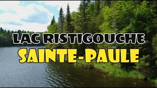 Le LAC RISTIGOUCHE a vol doiseau Beauté de SaintePaule La Matanie BasSaintLaurent Québec [upl. by Yendor]