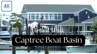 4K 15 MIN virtual WALK  CAPTREE BOAT BASIN LONG ISLAND NY❤ [upl. by Quartis76]