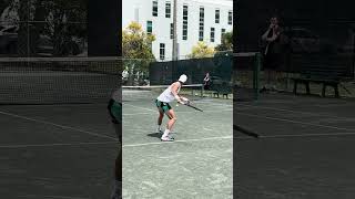 Thanasi Kokkinakis  Zizou Bergs practice point at Sarasota Open tennis atp practice [upl. by Hare]