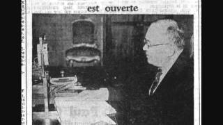 Vincent Auriol Ministre des Finances du Front Populaire  Juillet 1936 [upl. by Lorrayne128]