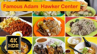 Famous Adam Hawker Center Singapore [upl. by Ahsenev]