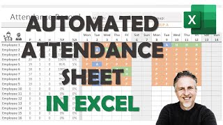 How to Create an Automated Attendance Sheet with Salary Calculation in Excel [upl. by Akcirahs]