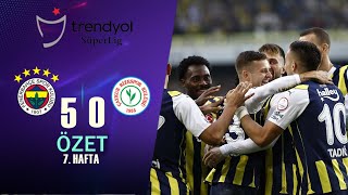 Fenerbahçe 50 Çaykur Rizespor Maç Özeti fenerbahce [upl. by Koressa]