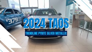 2024 Taos Trendline Pyrite Silver Metallic Walkaround  PVW [upl. by Torray548]