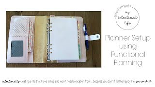 Planner Setup  Simple Planning  My Intentional Life [upl. by Hamimej]