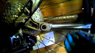 SRAM X9 rear derailleur adjustment problem part 2 [upl. by Daffie]