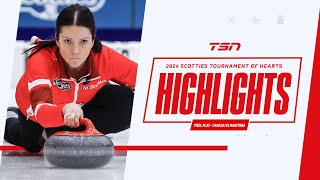 2024 SCOTTIES TOURNAMENT OF HEARTS HIGHLIGHTS Pool Play  Canada vs Manitoba [upl. by Julian319]