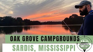 Oak Grove Campground  John W Kyle State Park  Sardis Mississippi [upl. by Essex371]