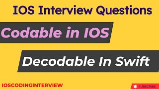 Introduction to Codable with Swift in hindi  Decodable in swift  JsonDecoder in swift 5 in Hindi [upl. by Odnala]