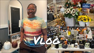 VLOG I NEEDED SOME RETAIL THERAPY PLUS FALL DECOR SHOPPING AND DECORATE WITH ME [upl. by Tager]