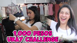 1000 PESOS UKAYUKAY CHALLENGE  ZEINAB HARAKE [upl. by Atiral]