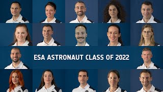 ESA Astronaut Class of 2022 [upl. by Gerger]