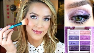 Spring Makeup Tutorial Radiant Orchid  LeighAnnSays [upl. by Kohl]