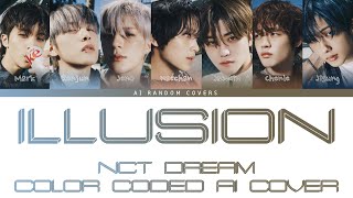 AI COVER NCT DREAM  Illusion AESPA Color Coded REQUESTED [upl. by Nerak]