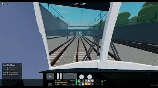 Finally SCR Roblox SCR Airlink R054 Airport Central → Stepford Central E Class 332 5 car [upl. by Nihhi741]