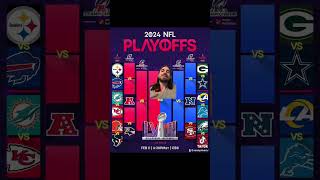 NFL Playoff Bracket 2024 [upl. by Eilyak276]