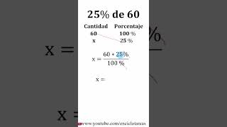 Porcentaje rápido  regla de tres simple directa – parte 3 [upl. by Aleunamme]