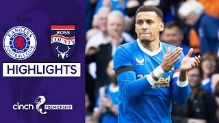 Rangers 41 Ross County  Ruthless Rangers Score 4  cinch Premiership [upl. by Boylan]