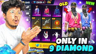 FREE FIRE NEW STORE I GOT EVERYTHING IN MY NOOB ID SPENDING 9999 DIAMONDS💎 GARENA FREE FIRE [upl. by Adna476]