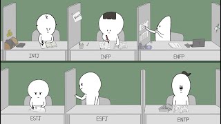 MBTI 독서실시험기간 MBTI 만화 [upl. by Inavoj]