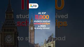 Get Up to 50 Scholarship amp Offer in 2 Days to Study in the UK  Connect with IDP Today [upl. by Ahsinrac605]