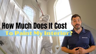 How Much It Costs to Paint An Interior painting interiorpainting [upl. by Warwick]