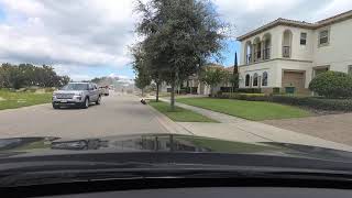 Waterside Drive Tour in 27k  Winter Garden Florida  Lennar homes [upl. by Nelluc]