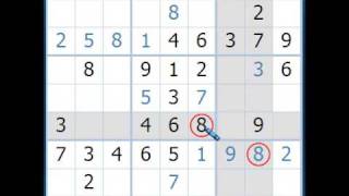 Solving a Sudoku puzzle [upl. by Aziza]