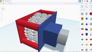 motorreductor en Tinkercad para impresión 3D de engranes Helicodales [upl. by Hyacinth]