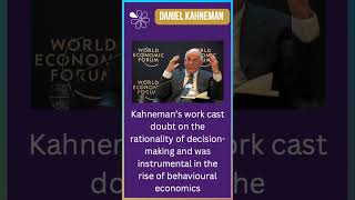 RIP Daniel Kahneman  A Founding Father of Behavioural Economics [upl. by Kumagai449]