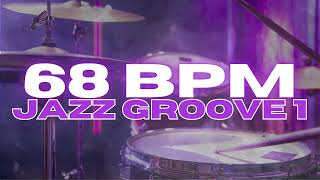 68 BPM  Jazz Drum Beat Groove  Loop 1 [upl. by Gent]