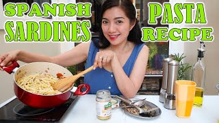 Spanish Sardines Pasta Recipe [upl. by Nnaer574]