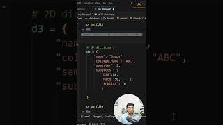 Unlock Python Dictionary Secrets Now shorts python coding [upl. by Irene924]