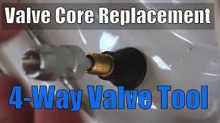 How to Use a 4way Valve Tool to Replace a Stem Valve Core [upl. by Rowen128]