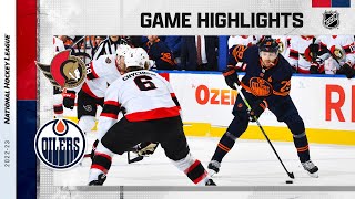 Senators  Oilers 314  NHL Highlights 2023 [upl. by Leavitt]