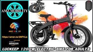 Describing Luckeep 1200W Electric Bike for Adults Amazon [upl. by Season]