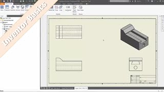 Inventor 101 Detail Part Drawings from 3D CAD [upl. by Ydnahs]