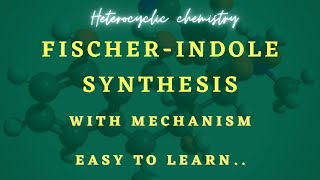 Fischer Indole Synthesis with Mechanism  Heterocyclic chemistry  Hindi [upl. by Ingmar]