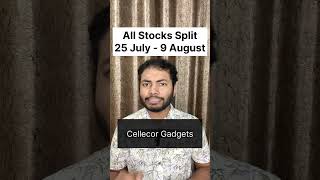 Upcoming Stocks Split  Latest Stocks Split News shorts stockmarket split nifty50preanalysis [upl. by Zehc]