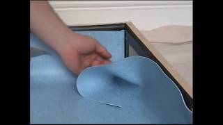 How to fit the vinyl flooring in corners with Quantum Flooring [upl. by Dearr]