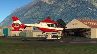 EC 135 V5 HSFRotorsim XPlane 1150 [upl. by Irvin]